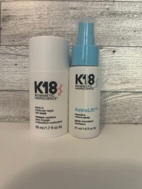 K18 Biomimetic Hairscience AstroLift & Leave-In Repair Duo